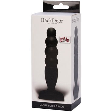Lola Large Bubble Plug, черный