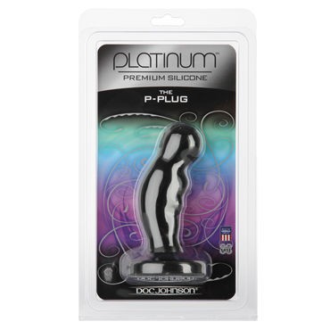Doc Johnson Platinum P-plug, черный