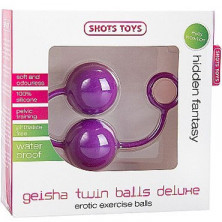 Shots Toys Geisha Twin Balls Deluxe, фиолетовый