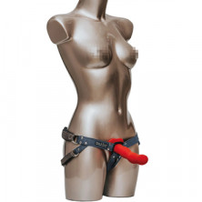 Fun Factory Strap & Bound Invisible Denim 3, синее