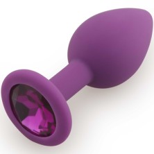 Play Secrets Silicone Butt Plug Small, фиолетовый/фиолетовый
