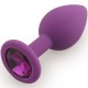 Play Secrets Silicone Butt Plug Small, фиолетовый/фиолетовый
