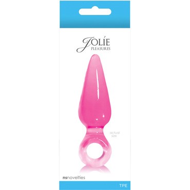 NS Novelties Jolie Pleasures Plug Medium, розовая