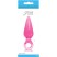 NS Novelties Jolie Pleasures Plug Medium, розовая