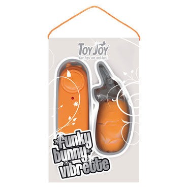 Toy Joy Funky Bunny Vibrette, оранжевый