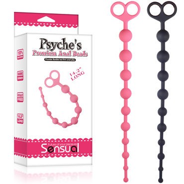 LoveToy Psyches Anal Beads, розовый