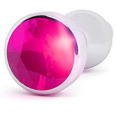 Shots Toys R8 Silver Plug Rose Red Sapphire