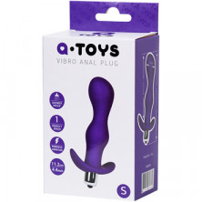 Toyfa A-Toys Vibro Anal Plug S, фиолетовая