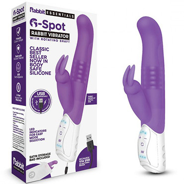 Rabbit Essensial G-Spot Rotating Rabbit Vibe, фиолетовый