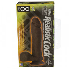 Doc Johnson Realistic Cock 20 см, черный