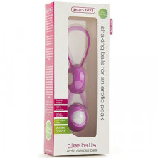 Shots Toys Glee Balls, розово-белый