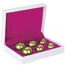 Shots Toys Ben Wa Balls Set, золотые