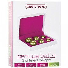 Shots Toys Ben Wa Balls Set, золотые