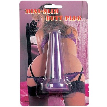 Gopaldas Mini Slim Butt Plug фиолетовый