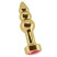 Shots Toys R7 Gold Plug Red Sapphire