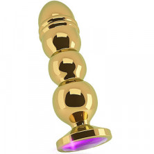 Shots Toys Rich Gold Plug R10, золотая