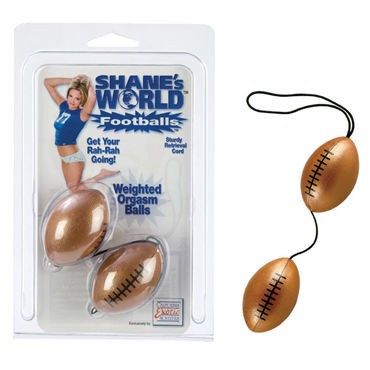 California Exotic Shanes World Orgasm Balls, Footballs