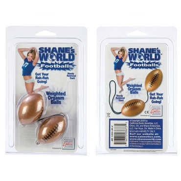 California Exotic Shanes World Orgasm Balls, Footballs