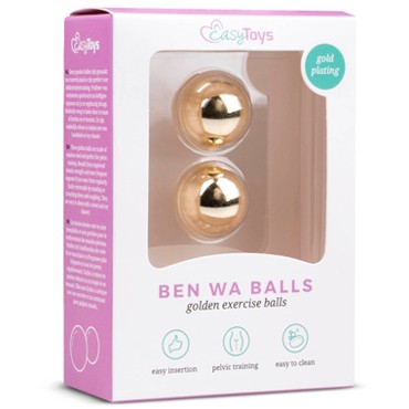 Easytoys Ben Wa Balls 22 mm, золотые