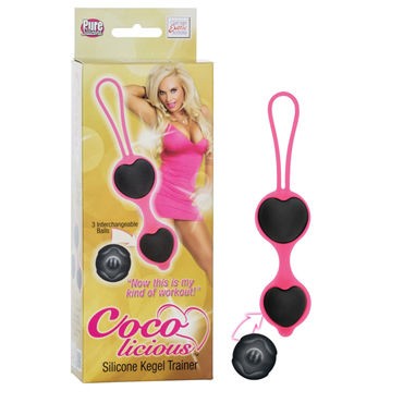 California Exotic Coco licious Silicone Kegel Trainer, розовый