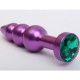 4sexdream Анальная ювелирка елочка, фиолетовый/зеленый