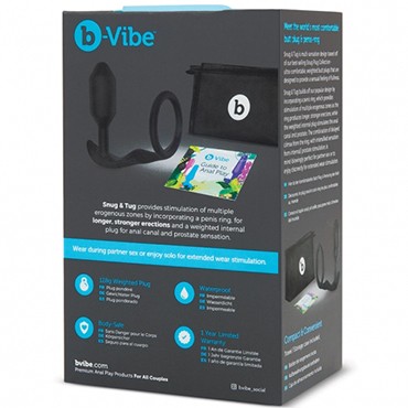 B-vibe Snug & Tug, черная