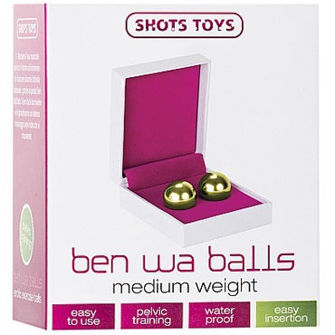 Shots Toys Ben Wa Balls Medium Weight