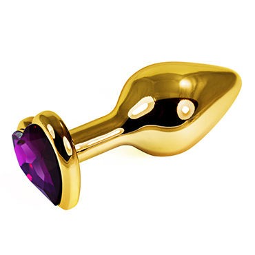 LoveToy Gold Heart, фиолетовая