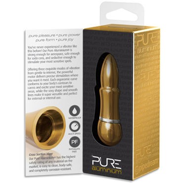 Pipedream Pure Aluminium Gold Small