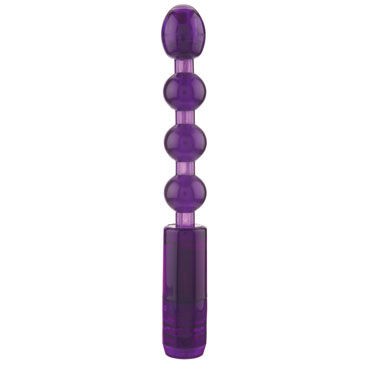 Pipedream Waterproof Flexible Anal Beads, фиолетовый