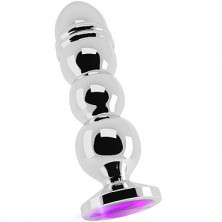 Shots Toys Rich Silver Plug R10, серебристая