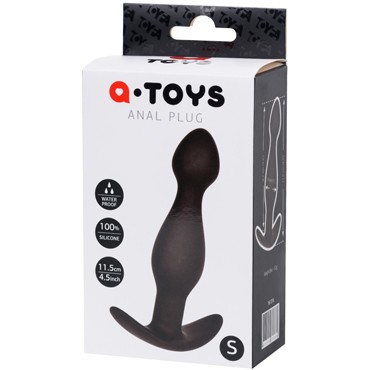 Toyfa A-Toys Anal Plug S, черная