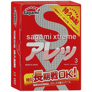 Sagami Xtreme Feel Long, 3 шт