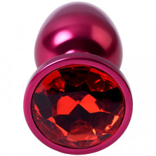 Toyfa Metal Анальный страз S, красный