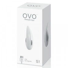 Ovo S1 Клиторальный стимулятор, бело-серый