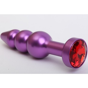 4sexdream Анальная ювелирка елочка, фиолетовый/красный