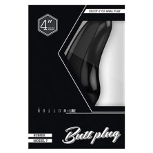 Shots Toys Bottom Line Butt plug Model 7, 10 см черная