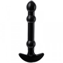 Sexus Glass Фаллоимитатор с шариками, черный