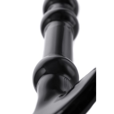 Sexus Glass Фаллоимитатор с шариками, черный