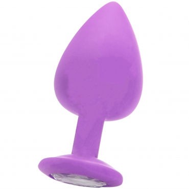 Ouch! Extra Large Diamond Butt Plug, фиолетовая