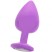 Ouch! Extra Large Diamond Butt Plug, фиолетовая