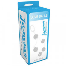 Toyz4lovers Jammy Jelly Anal Love Balls, прозрачные