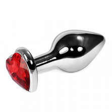 LoveToy Silver Heart, красный