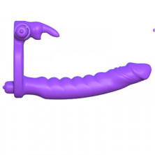 Pipedream Fantasy C-Ringz Silicone Double Penetrator Rabbit
