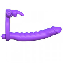 Pipedream Fantasy C-Ringz Silicone Double Penetrator Rabbit