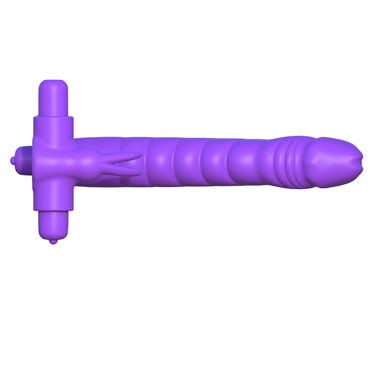 Pipedream Fantasy C-Ringz Silicone Double Penetrator Rabbit