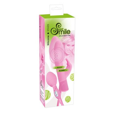 Smile Aufpumpbarer Vibrator Rosy Bunny