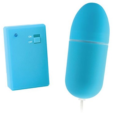 Pipedream Neon Luv Touch Remote Control Bullet, голубая