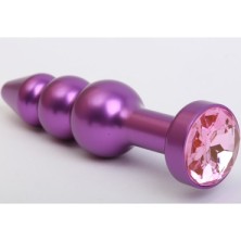 4sexdream Анальная ювелирка елочка, фиолетовый/розовый