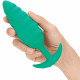 B-vibe Twist Texture Plug, зеленый